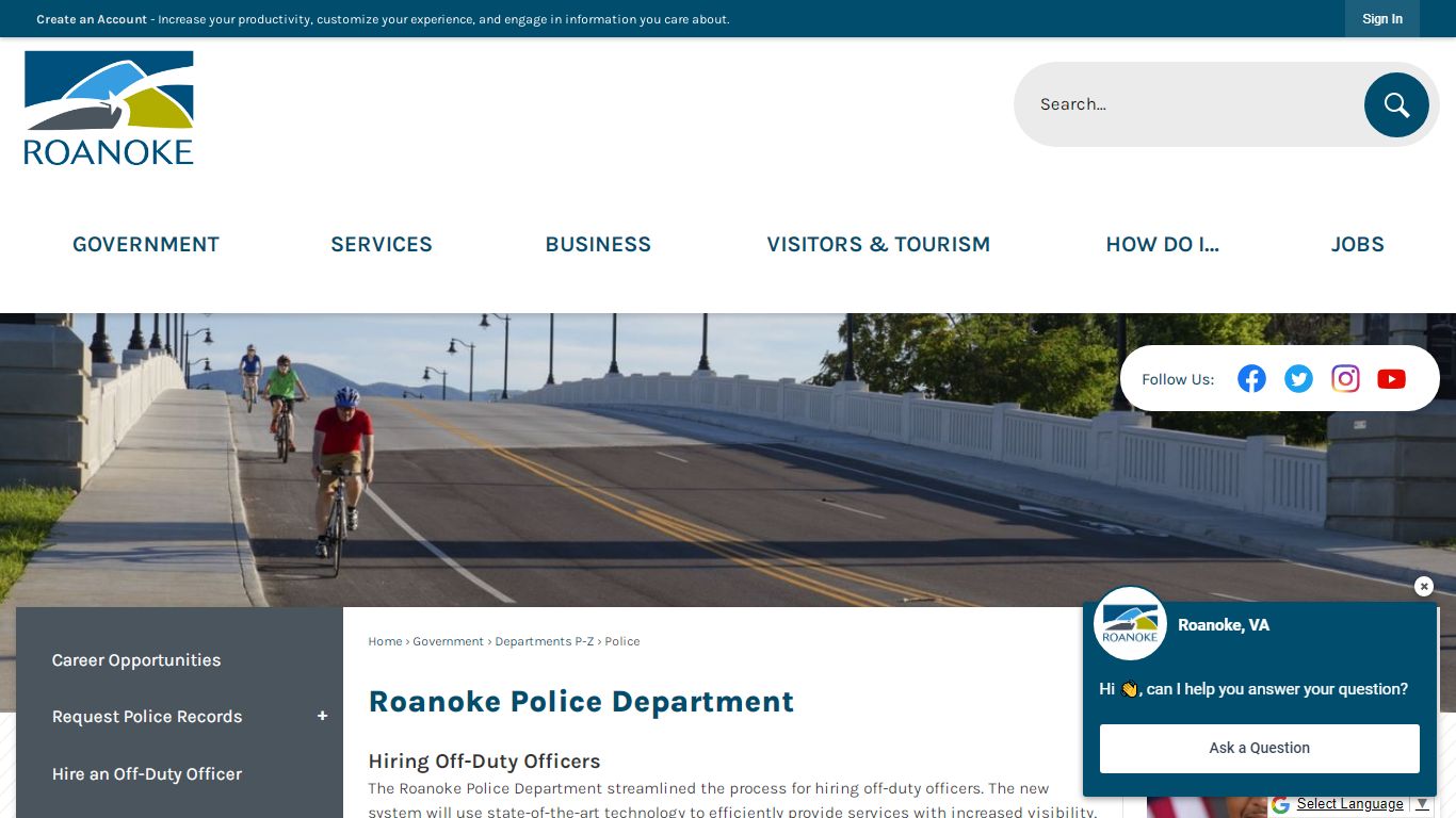 Roanoke Police Department | Roanoke, VA